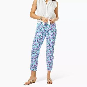 Lilly Pulitzer Multi-color Hottie Dottie Diva Stretch Pants - Size 6
